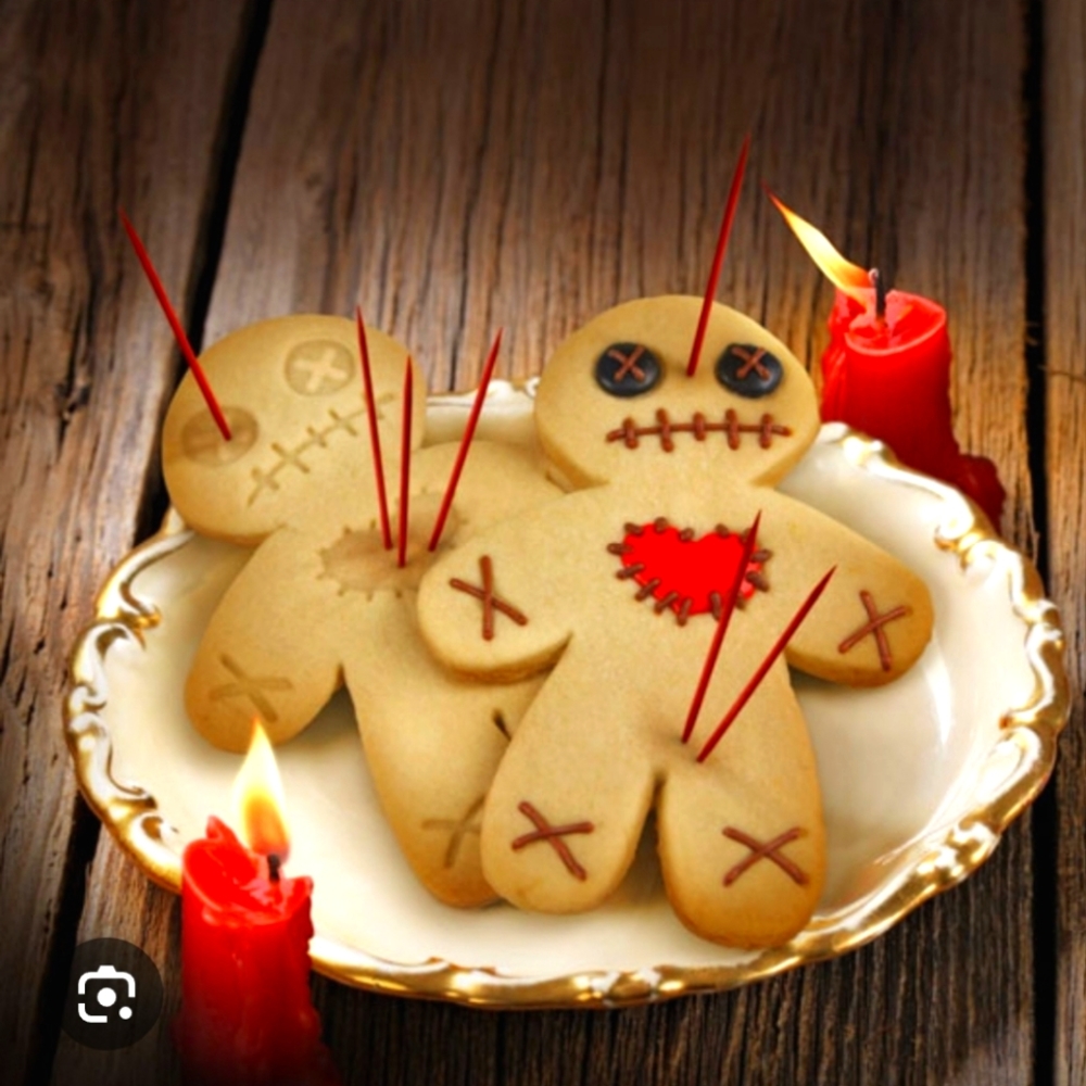 SET Voodoo Doll and Skeleton Gingerbread Cookie Cutters
